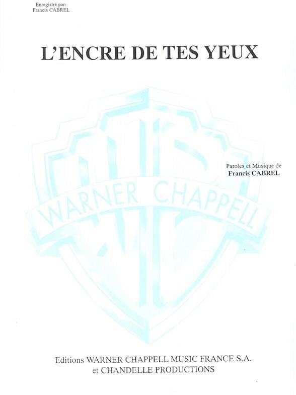 L'Encre Des Tes Yeux